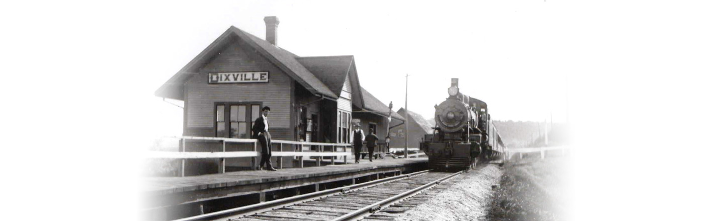 Gare de Dixville - photo historique